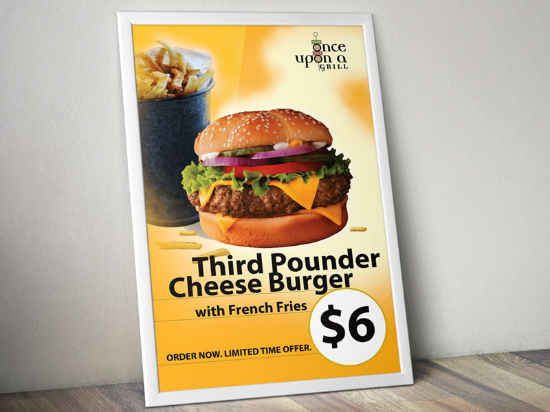 Once Upon A Grill : Poster
